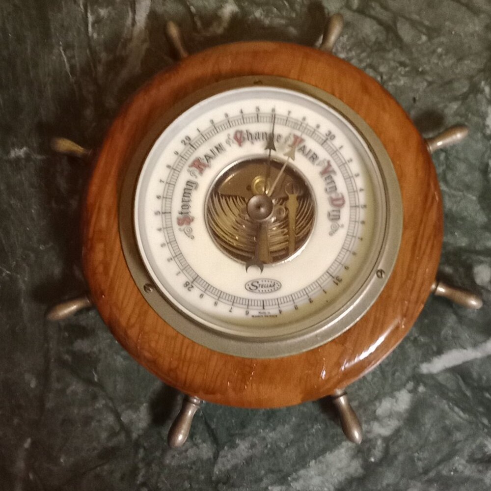 Nautical-Style Wall Barometer - Picture 5 of 10